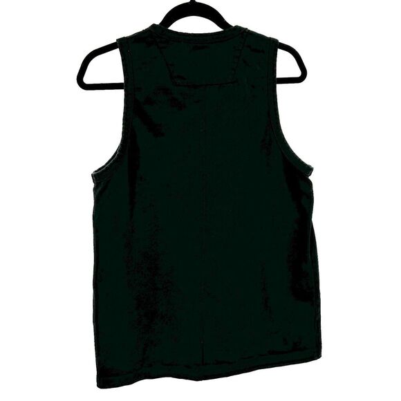 JUUN.J Module Collection Men's Black Thick 100% Cotton Tank Top Size 46 / Large - Picture 2 of 7